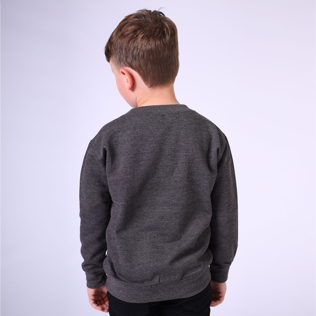 CR03K_v2 Charcoal Melange Back boy Front