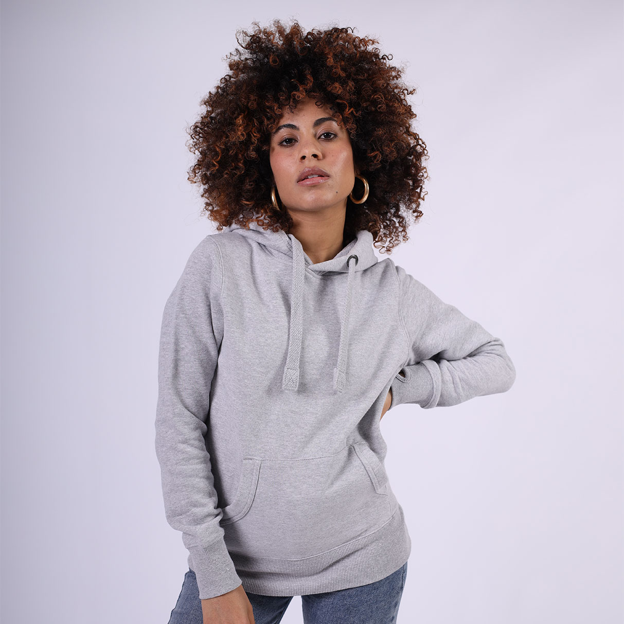 W29PF Grey Melange Female Front 2